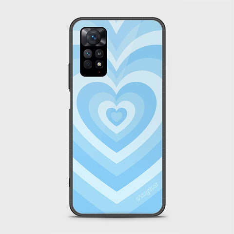 Xiaomi Redmi Note 11 Pro Cover - O'Nation Heartbeat Series - HQ Ultra Shine Premium Infinity Glass Soft Silicon Borders Case