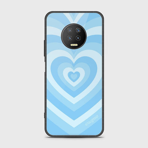 Infinix Note 7 Cover - O'Nation Heartbeat Series - HQ Ultra Shine Premium Infinity Glass Soft Silicon Borders Case