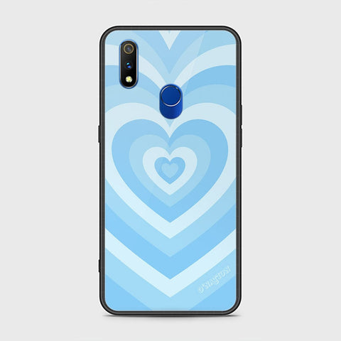 Realme 3 Pro Cover - O'Nation Heartbeat Series - HQ Ultra Shine Premium Infinity Glass Soft Silicon Borders Case