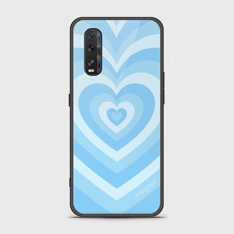 Oppo Find X2 Cover - O'Nation Heartbeat Series - HQ Ultra Shine Premium Infinity Glass Soft Silicon Borders Case