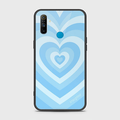 Realme 5s Cover - O'Nation Heartbeat Series - HQ Ultra Shine Premium Infinity Glass Soft Silicon Borders Case