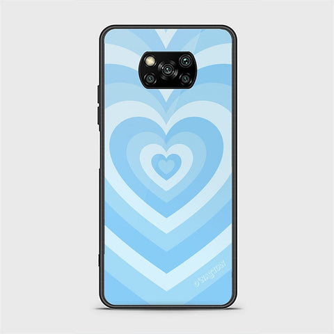 Xiaomi Poco X3 Cover - O'Nation Heartbeat Series - HQ Ultra Shine Premium Infinity Glass Soft Silicon Borders Case