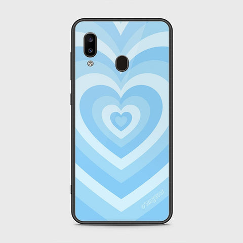 Samsung Galaxy A30 Cover - O'Nation Heartbeat Series - HQ Ultra Shine Premium Infinity Glass Soft Silicon Borders Case