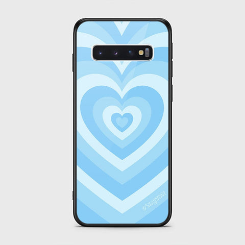 Samsung Galaxy S10 Cover - O'Nation Heartbeat Series - HQ Ultra Shine Premium Infinity Glass Soft Silicon Borders Case