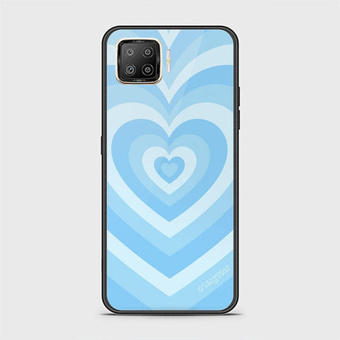 Oppo Reno 4 Lite Cover - O'Nation Heartbeat Series - HQ Ultra Shine Premium Infinity Glass Soft Silicon Borders Case