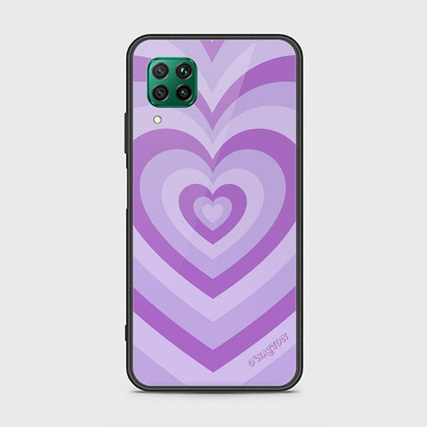 Huawei Nova 6 SE Cover - O'Nation Heartbeat Series - HQ Ultra Shine Premium Infinity Glass Soft Silicon Borders Case