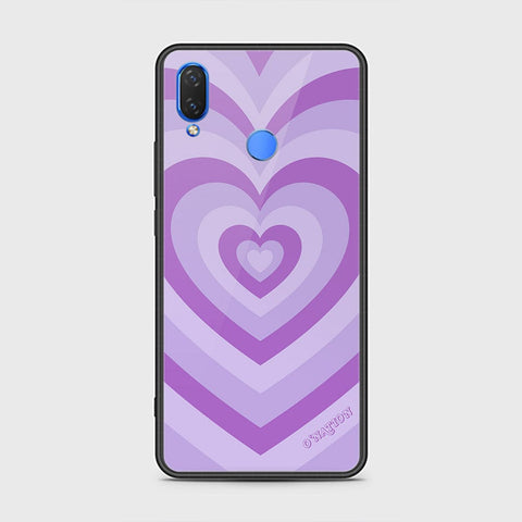 Huawei Y9 2019 Cover - O'Nation Heartbeat Series - HQ Ultra Shine Premium Infinity Glass Soft Silicon Borders Case