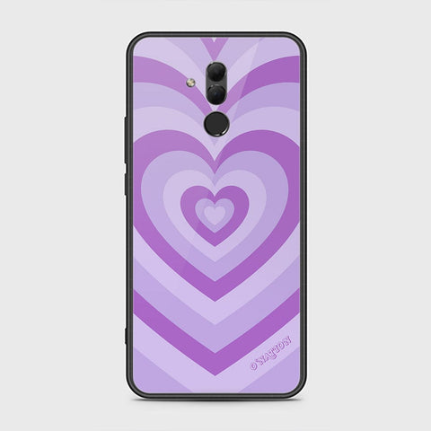 Huawei Mate 20 Lite Cover - O'Nation Heartbeat Series - HQ Ultra Shine Premium Infinity Glass Soft Silicon Borders Case