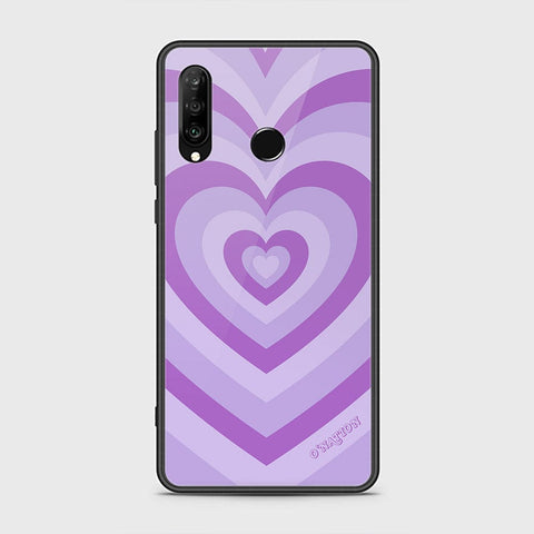 Huawei P30 lite Cover - O'Nation Heartbeat Series - HQ Ultra Shine Premium Infinity Glass Soft Silicon Borders Case