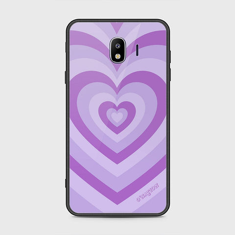 Samsung Galaxy J4 2018 Cover - O'Nation Heartbeat Series - HQ Ultra Shine Premium Infinity Glass Soft Silicon Borders Case