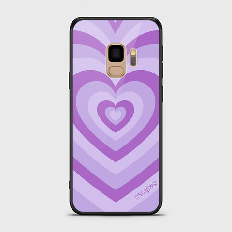 Samsung Galaxy S9 Cover - O'Nation Heartbeat Series - HQ Ultra Shine Premium Infinity Glass Soft Silicon Borders Case