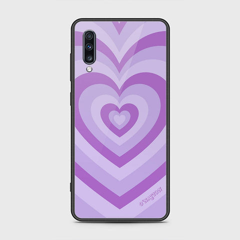 Samsung Galaxy A70s Cover - O'Nation Heartbeat Series - HQ Ultra Shine Premium Infinity Glass Soft Silicon Borders Case