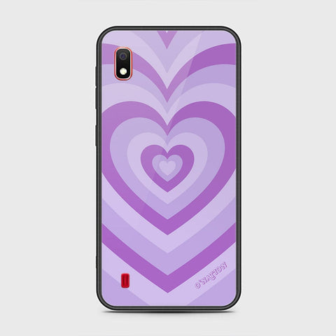 Samsung Galaxy A10 Cover - O'Nation Heartbeat Series - HQ Ultra Shine Premium Infinity Glass Soft Silicon Borders Case