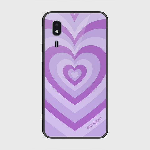 Samsung Galaxy A2 Core Cover - O'Nation Heartbeat Series - HQ Ultra Shine Premium Infinity Glass Soft Silicon Borders Case