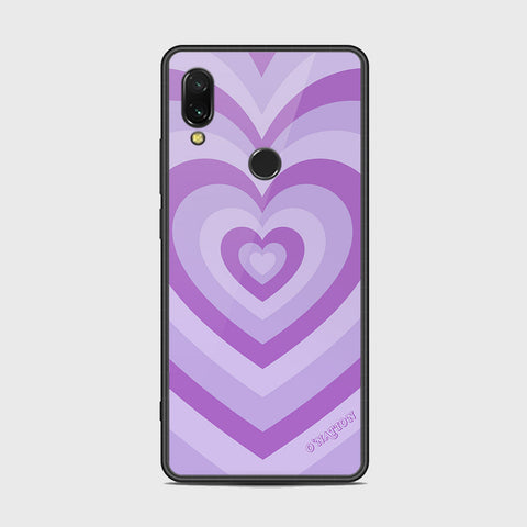 Xiaomi Redmi 7 Cover - O'Nation Heartbeat Series - HQ Ultra Shine Premium Infinity Glass Soft Silicon Borders Case