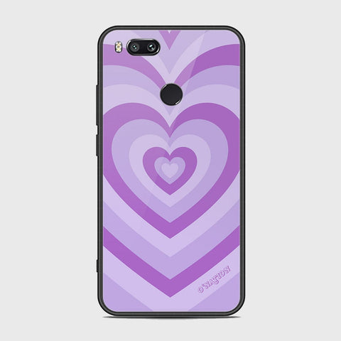 Xiaomi Mi A1 Cover - O'Nation Heartbeat Series - HQ Ultra Shine Premium Infinity Glass Soft Silicon Borders Case