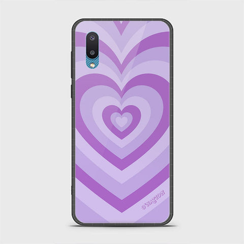 Samsung Galaxy A02 Cover - O'Nation Heartbeat Series - HQ Ultra Shine Premium Infinity Glass Soft Silicon Borders Case