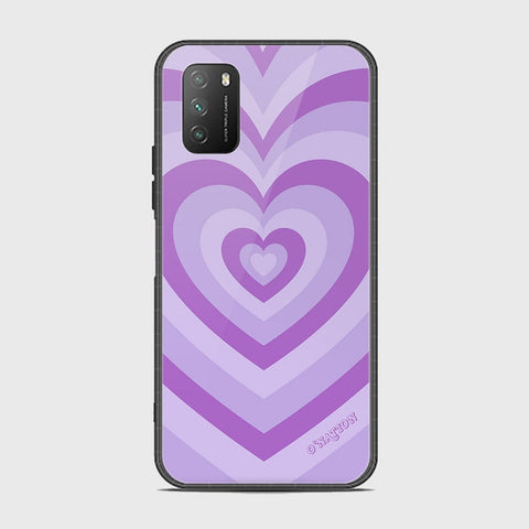 Xiaomi Poco M3 Cover - O'Nation Heartbeat Series - HQ Ultra Shine Premium Infinity Glass Soft Silicon Borders Case