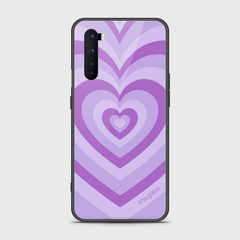 OnePlus Nord Cover - O'Nation Heartbeat Series - HQ Ultra Shine Premium Infinity Glass Soft Silicon Borders Case