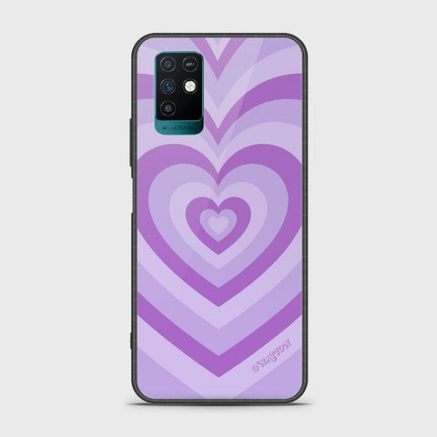 Infinix Note 10 Cover - O'Nation Heartbeat Series - HQ Ultra Shine Premium Infinity Glass Soft Silicon Borders Case