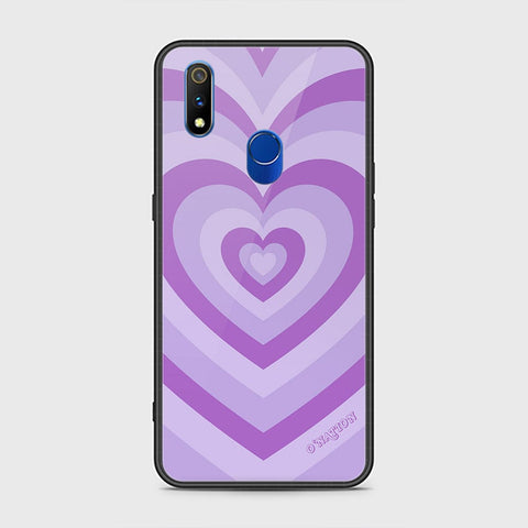 Realme 3 Pro Cover - O'Nation Heartbeat Series - HQ Ultra Shine Premium Infinity Glass Soft Silicon Borders Case