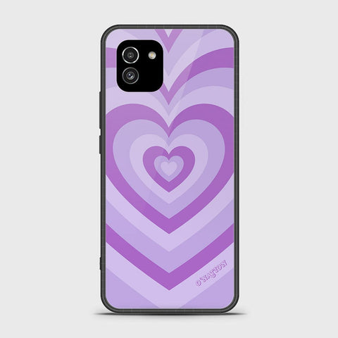 Samsung Galaxy A03 Cover - O'Nation Heartbeat Series - HQ Ultra Shine Premium Infinity Glass Soft Silicon Borders Case