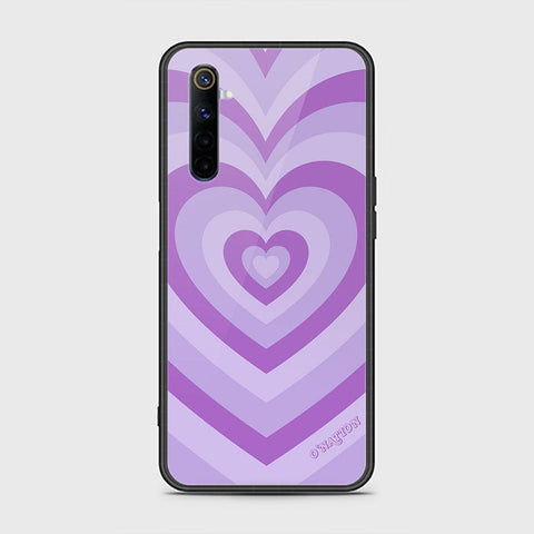 Realme 6 Cover - O'Nation Heartbeat Series - HQ Ultra Shine Premium Infinity Glass Soft Silicon Borders Case