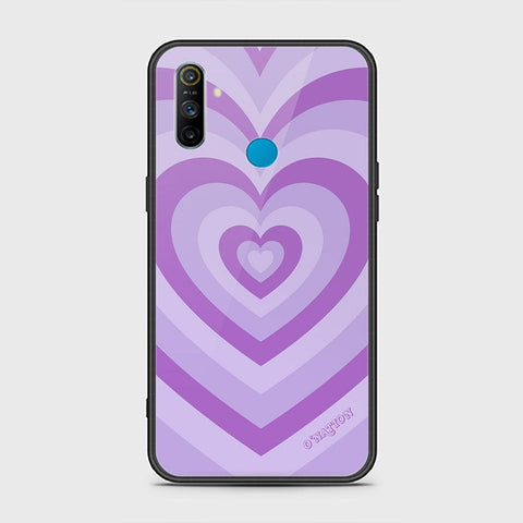 Realme 5i Cover - O'Nation Heartbeat Series - HQ Ultra Shine Premium Infinity Glass Soft Silicon Borders Case