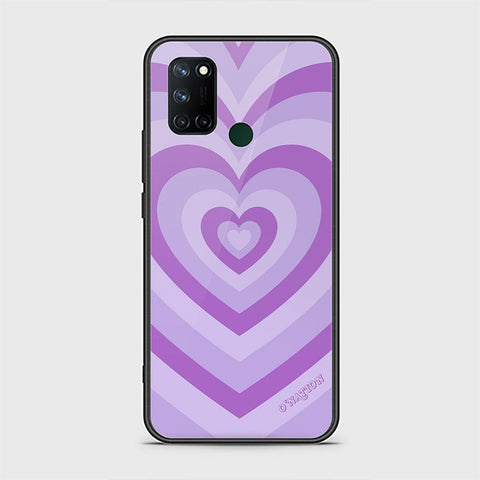 Realme C17 Cover - O'Nation Heartbeat Series - HQ Ultra Shine Premium Infinity Glass Soft Silicon Borders Case