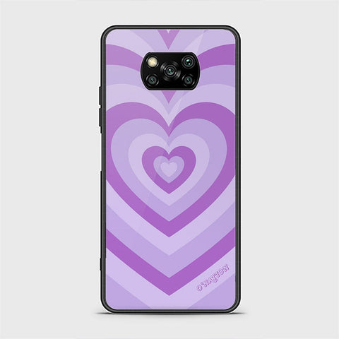 Xiaomi Poco X3 Cover - O'Nation Heartbeat Series - HQ Ultra Shine Premium Infinity Glass Soft Silicon Borders Case