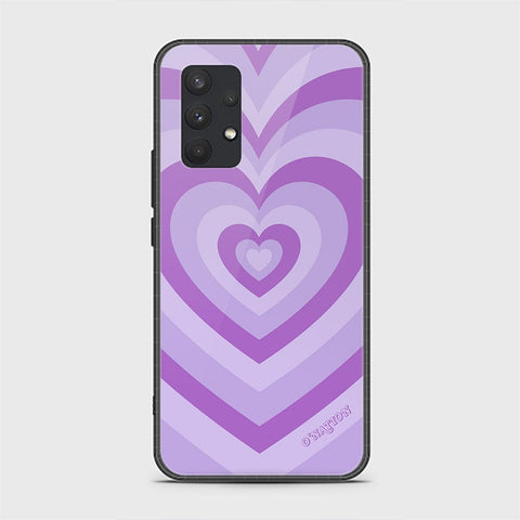 Samsung Galaxy A32 Cover - O'Nation Heartbeat Series - D40 - HQ Ultra Shine Premium Infinity Glass Soft Silicon Borders Case ( Fast Delivery )
