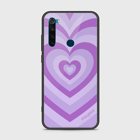 Xiaomi Redmi Note 8 Cover - O'Nation Heartbeat Series - HQ Ultra Shine Premium Infinity Glass Soft Silicon Borders Case