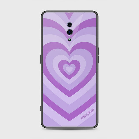 Oppo Reno Cover - O'Nation Heartbeat Series - HQ Ultra Shine Premium Infinity Glass Soft Silicon Borders Case