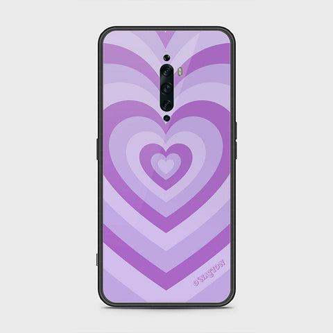 Oppo Reno 2Z Cover - O'Nation Heartbeat Series - HQ Ultra Shine Premium Infinity Glass Soft Silicon Borders Case