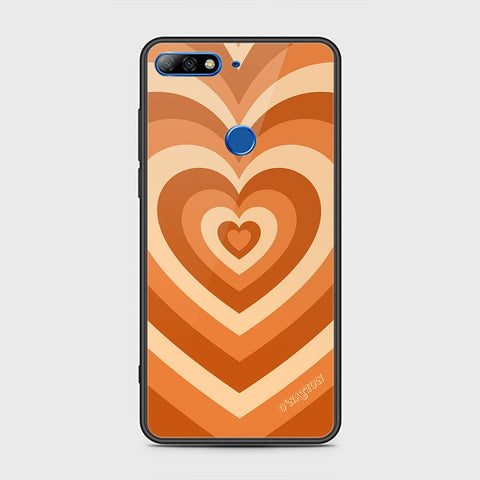 Huawei Y7 Prime 2018 Cover - O'Nation Heartbeat Series - HQ Ultra Shine Premium Infinity Glass Soft Silicon Borders Case