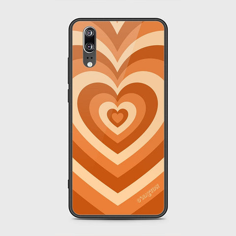 Huawei P20 Cover - O'Nation Heartbeat Series - HQ Ultra Shine Premium Infinity Glass Soft Silicon Borders Case