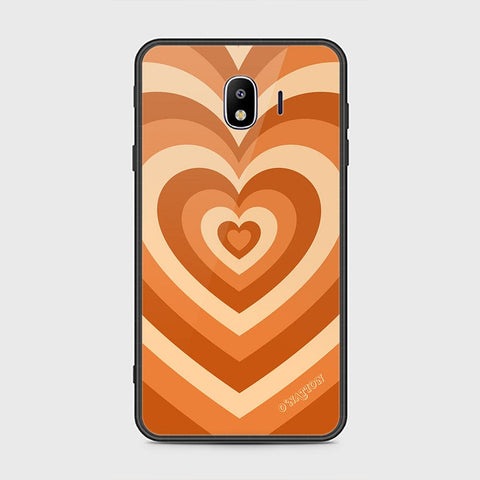 Samsung Galaxy J4 2018 Cover - O'Nation Heartbeat Series - HQ Ultra Shine Premium Infinity Glass Soft Silicon Borders Case