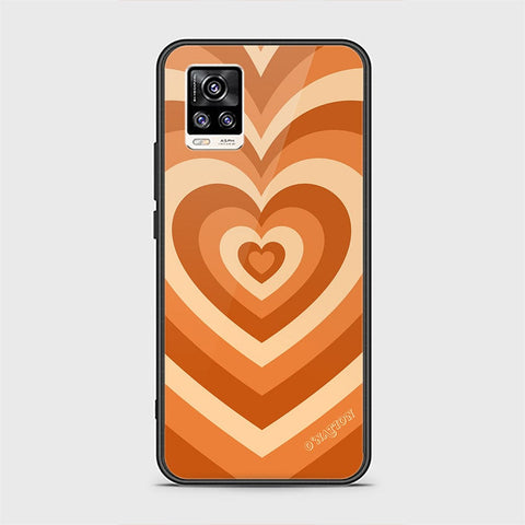 Vivo V20 Cover - O'Nation Heartbeat Series - HQ Ultra Shine Premium Infinity Glass Soft Silicon Borders Case