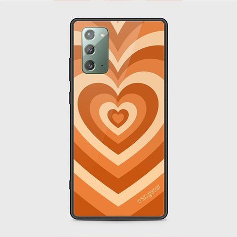 Samsung Galaxy Note 20 Cover - O'Nation Heartbeat Series - HQ Ultra Shine Premium Infinity Glass Soft Silicon Borders Case