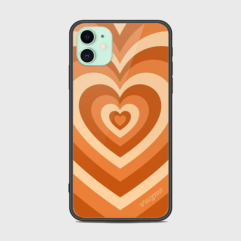 iPhone 11 Cover - O'Nation Heartbeat Series - HQ Ultra Shine Premium Infinity Glass Soft Silicon Borders Case
