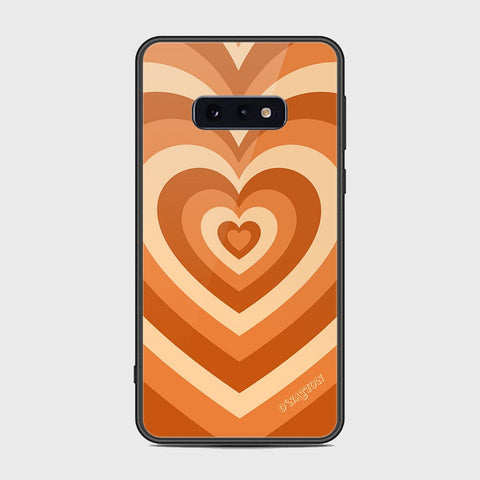 Samsung Galaxy S10e Cover - O'Nation Heartbeat Series - HQ Ultra Shine Premium Infinity Glass Soft Silicon Borders Case