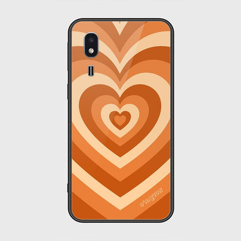 Samsung Galaxy A2 Core Cover - O'Nation Heartbeat Series - HQ Ultra Shine Premium Infinity Glass Soft Silicon Borders Case