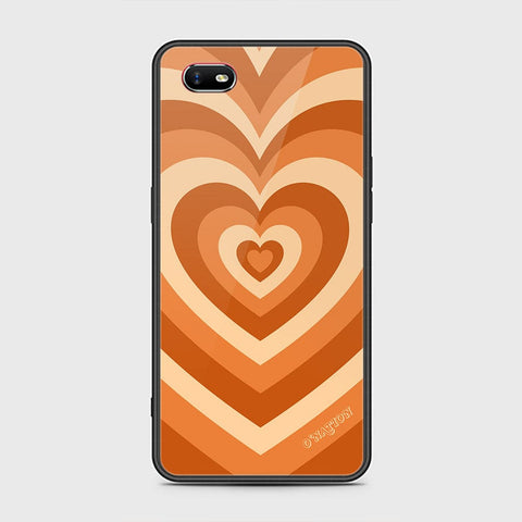Oppo A1k Cover - O'Nation Heartbeat Series - HQ Ultra Shine Premium Infinity Glass Soft Silicon Borders Case