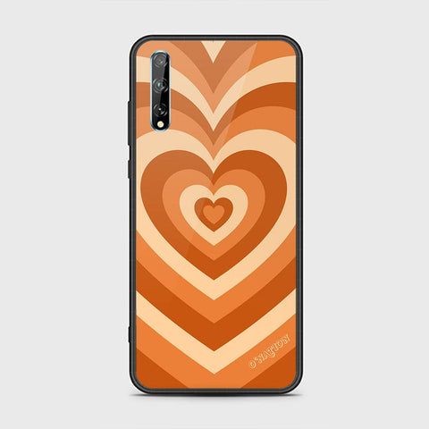 Huawei Y8p Cover - O'Nation Heartbeat Series - HQ Ultra Shine Premium Infinity Glass Soft Silicon Borders Case