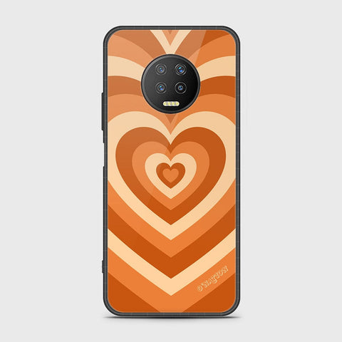 Infinix Note 7 Cover - O'Nation Heartbeat Series - HQ Ultra Shine Premium Infinity Glass Soft Silicon Borders Case