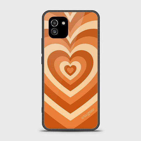 Samsung Galaxy A03 Cover - O'Nation Heartbeat Series - HQ Ultra Shine Premium Infinity Glass Soft Silicon Borders Case