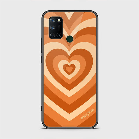 Realme 7i Cover - O'Nation Heartbeat Series - HQ Ultra Shine Premium Infinity Glass Soft Silicon Borders Case