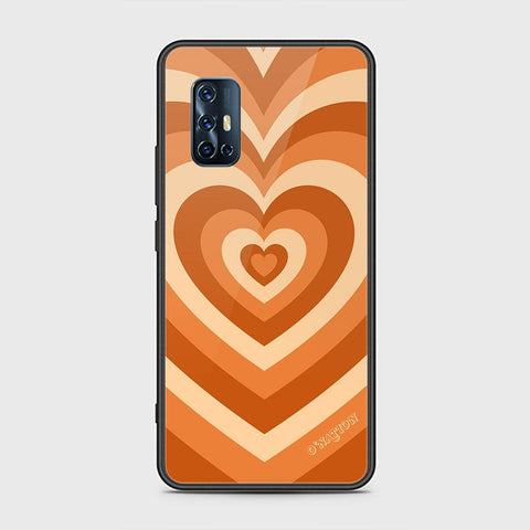 Vivo V17 Cover - O'Nation Heartbeat Series - HQ Ultra Shine Premium Infinity Glass Soft Silicon Borders Case