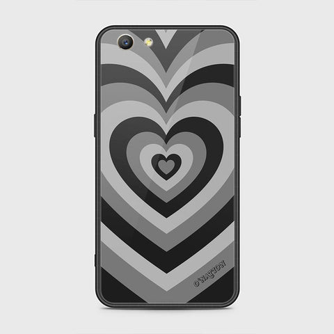 Oppo A59 Cover - O'Nation Heartbeat Series - HQ Ultra Shine Premium Infinity Glass Soft Silicon Borders Case