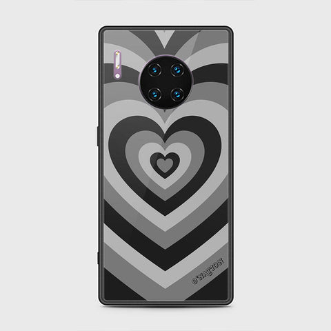 Huawei Mate 30 Pro Cover - O'Nation Heartbeat Series - HQ Ultra Shine Premium Infinity Glass Soft Silicon Borders Case